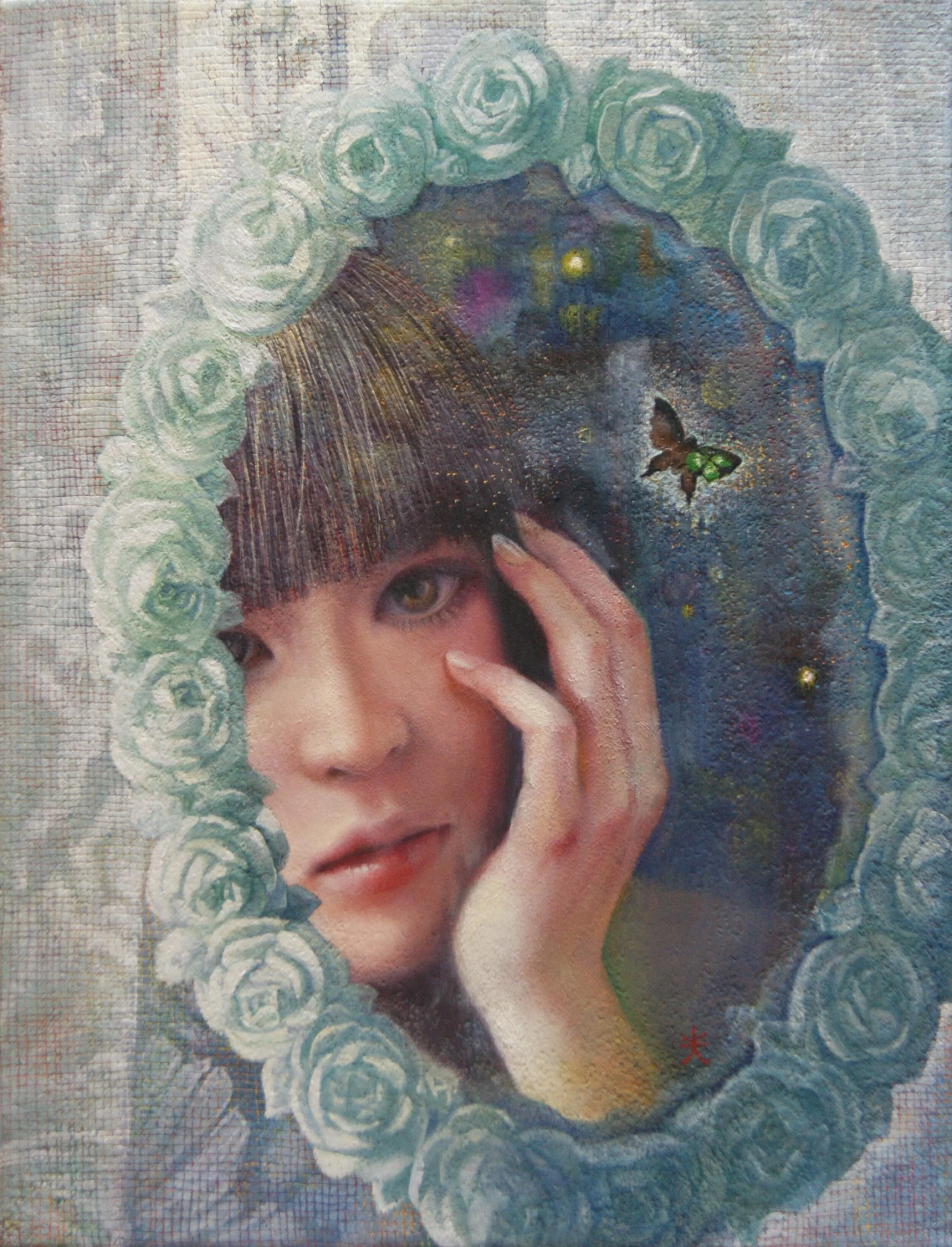 市川光鶴 油彩画 — Gallery Sumire | すみれ画廊